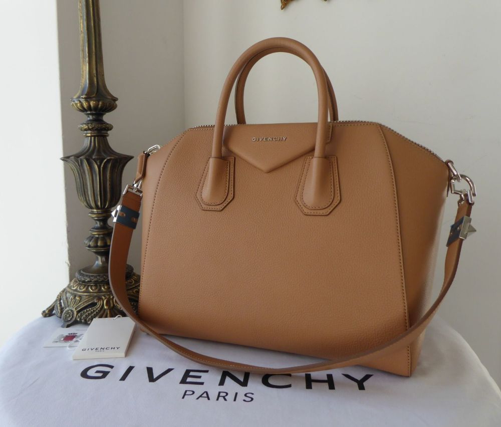 Givenchy Antigona in Marron Caramel Sugar Goatskin Leather - SOLD