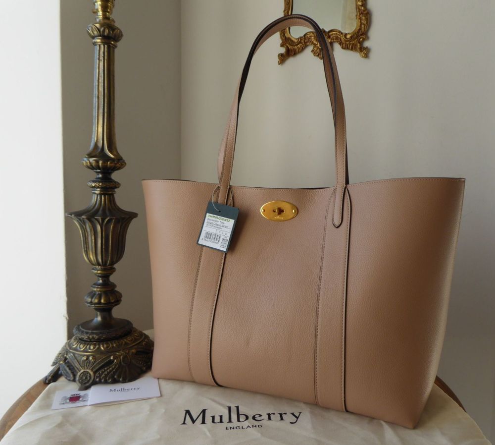 Mulberry Bayswater Tote in Rosewater Small Classic Grain Leather - New*