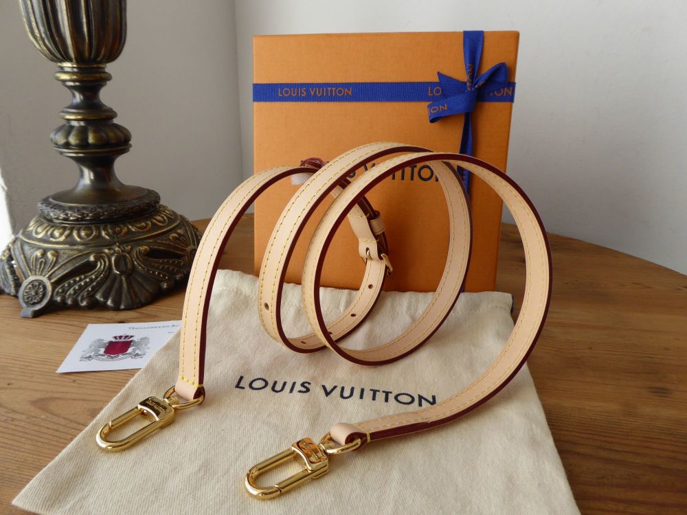 Louis Vuitton 16 mm Adjustable Shoulder Strap in Calfskin - New
