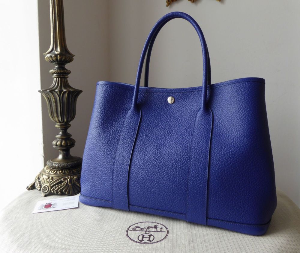 Pre-order Hermes Garden Party GP36 Color 7P Bleu de Prusse, Luxury