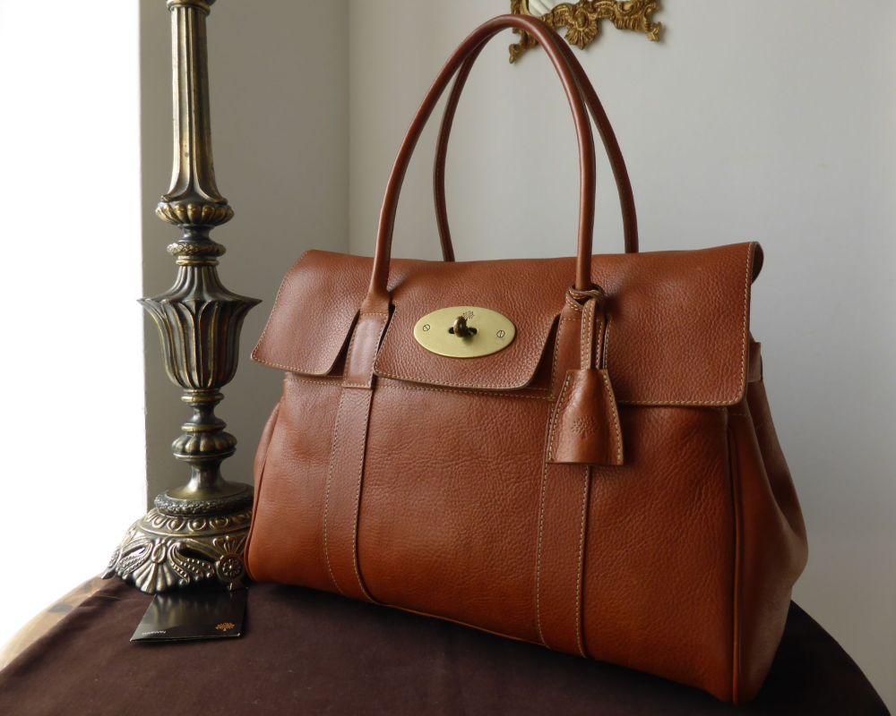 Mulberry Classic Heritage Bayswater in Oak Darwin Leather 