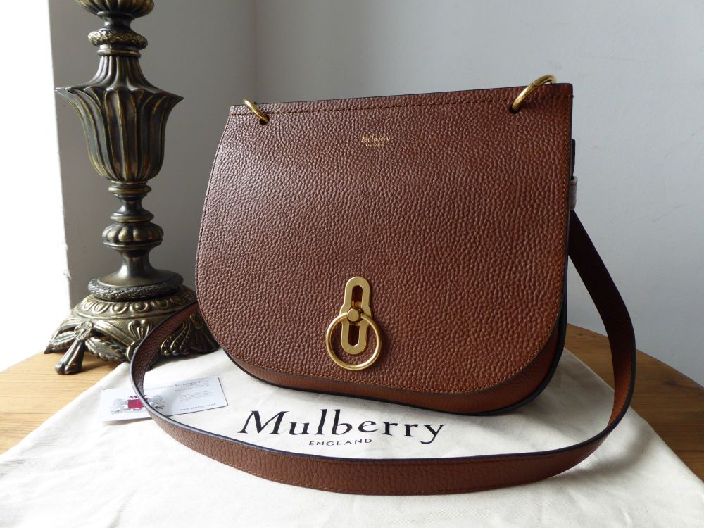 Mulberry Amberley Satchel in Oak Grained Vegetable Tanned Leather