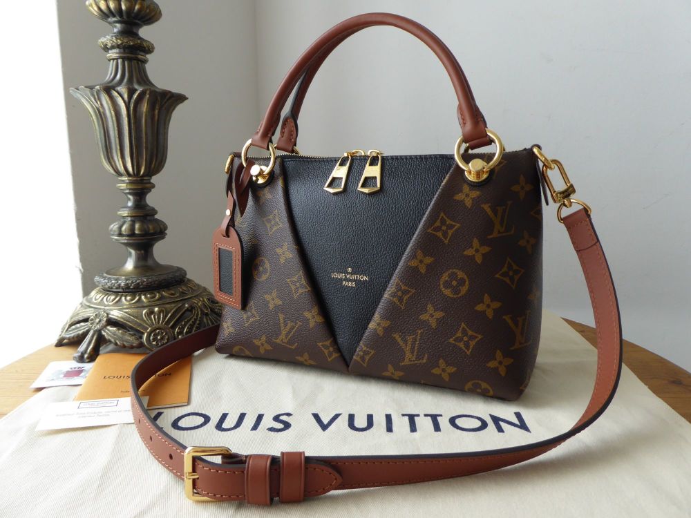 Louis Vuitton Monogram Black V Tote BB – Luxmary Handbags