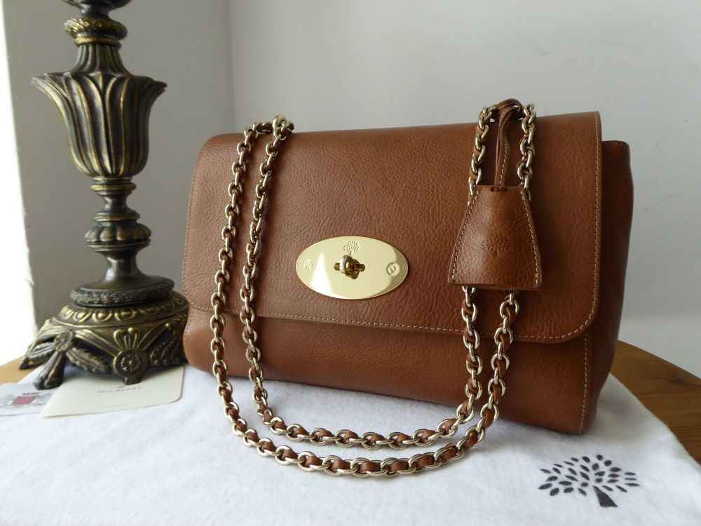 Mulberry Medium Lily in Oak Natural Vegetable Tanned Leather
