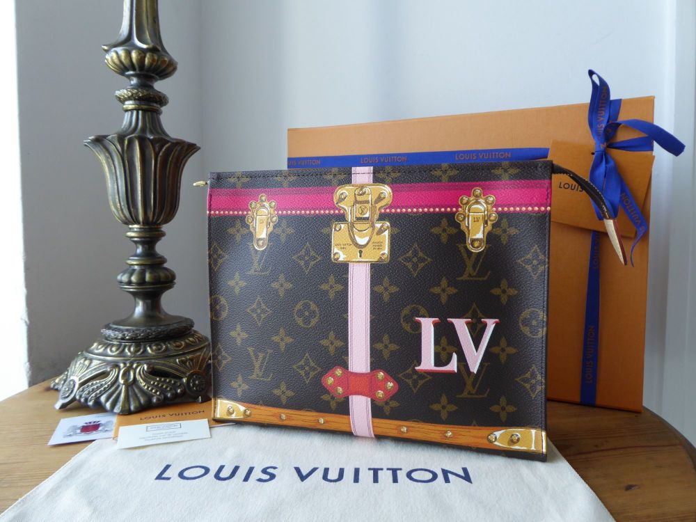Louis Vuitton RARE Monogram Toiletry Pouch 26 Cosmetic Case NWT