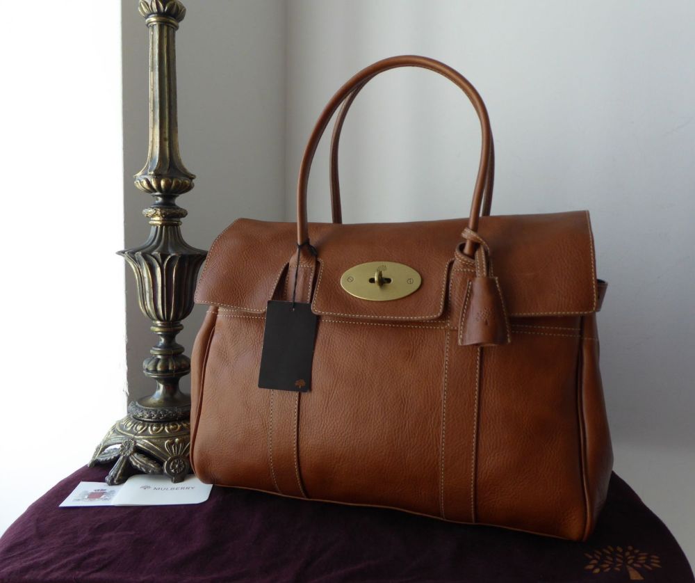 Mulberry Classic Heritage Bayswater in Oak Darwin Leather