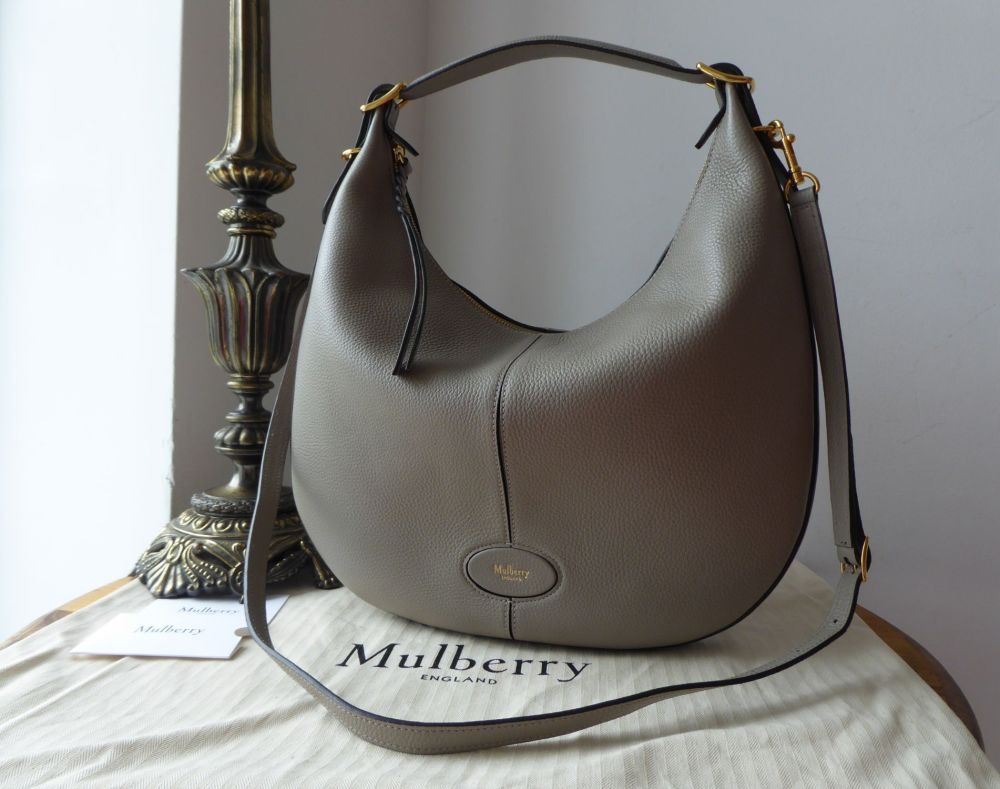Mulberry Small Selby in Solid Grey Small Classic Grain - Sold