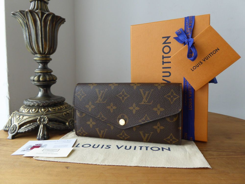 Louis Vuitton Sarah Continental Wallet Purse in Monogram