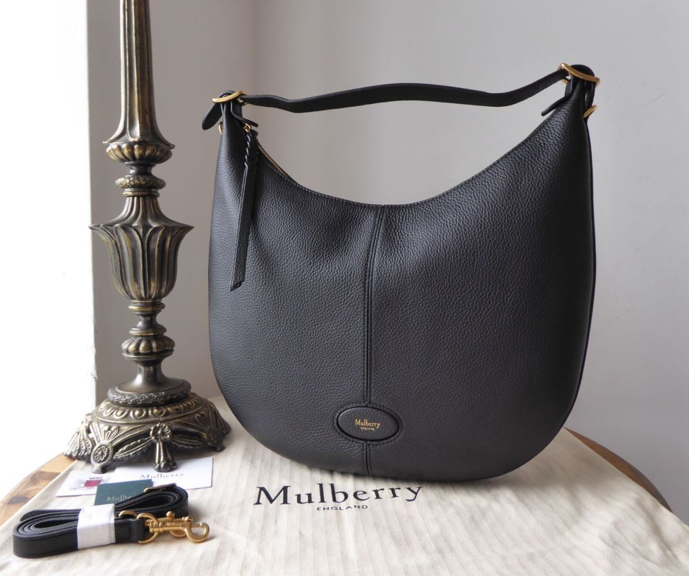 Mulberry Small Selby in Black Small Classic Grain - SOLD