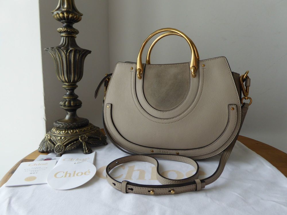 Chloé Pixie in Pastel Grey Goatskin and Suede - SOLD