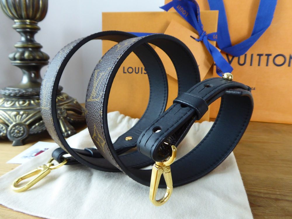 Louis Vuitton Shoulder Strap Bandouliere XL Monogram Noir New