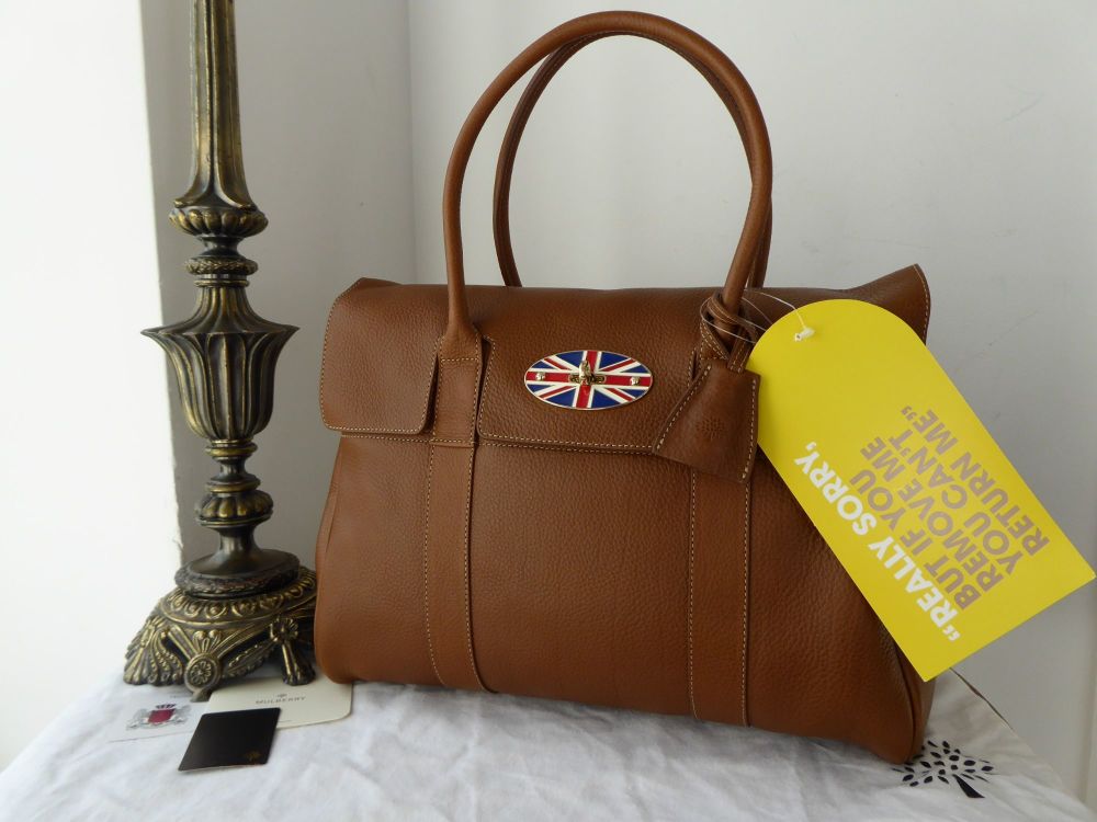 Mulberry Limited Edition Selfridges Union Jack Lock Classic Heritage Bayswater in Oak - SOLD