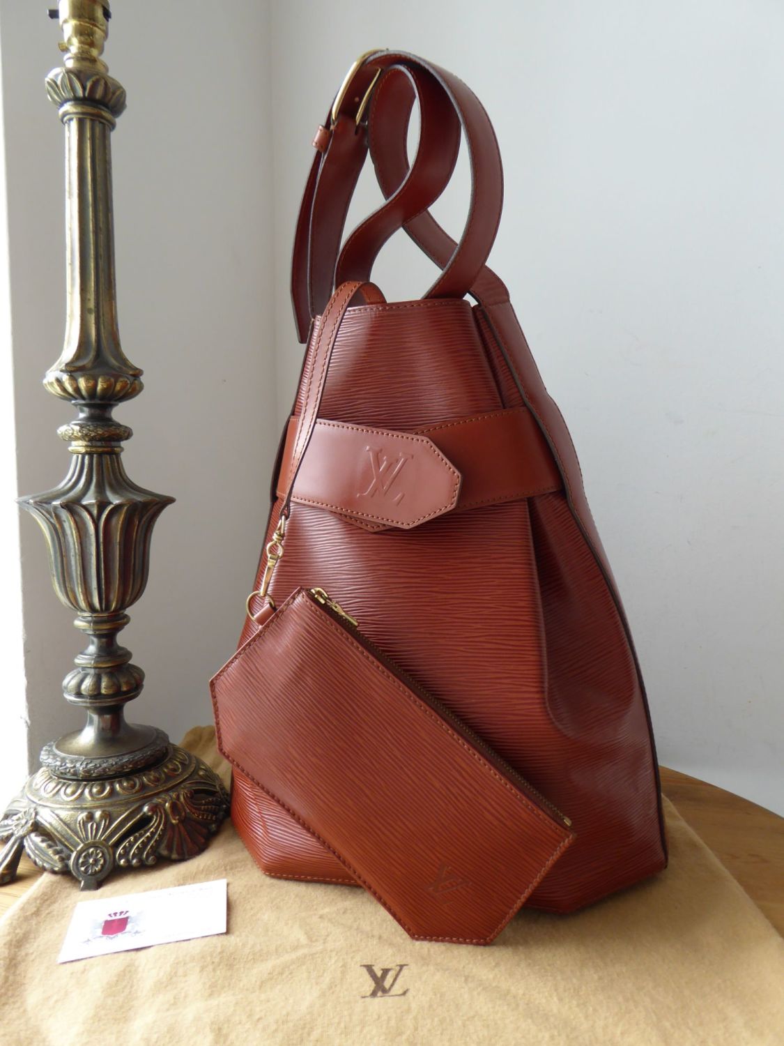 Louis Vuitton Epi Sac d'Epaule 30 w/ Pouch - Brown Bucket Bags, Handbags -  LOU795015