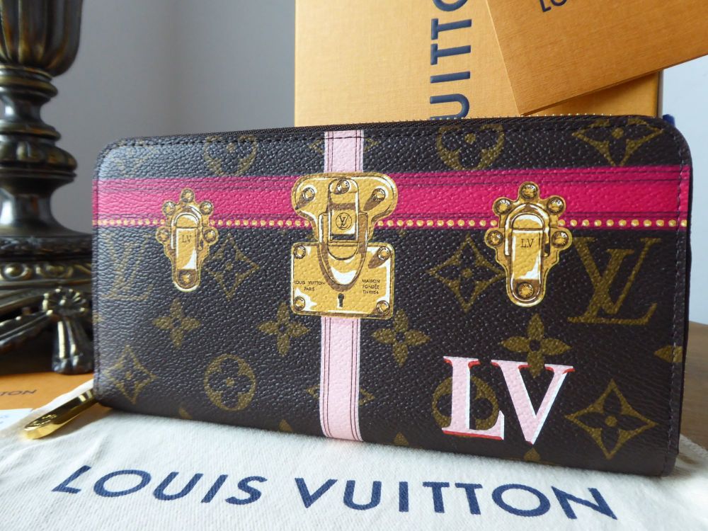 Louis Vuitton Summer Trunks Limited Edition Continental Zippy Purse Wallet 
