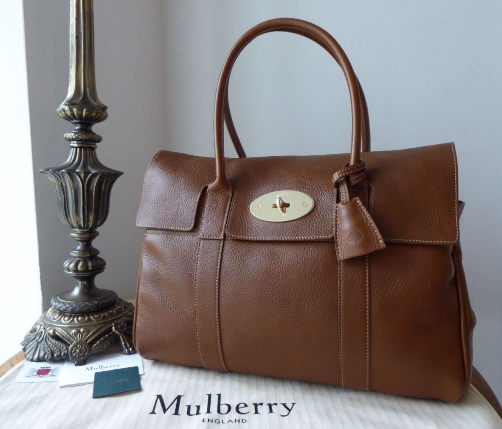 Mulberry Classic Heritage Bayswater in Oak Natural Vegetable Tanned Leather - New - SOLD
