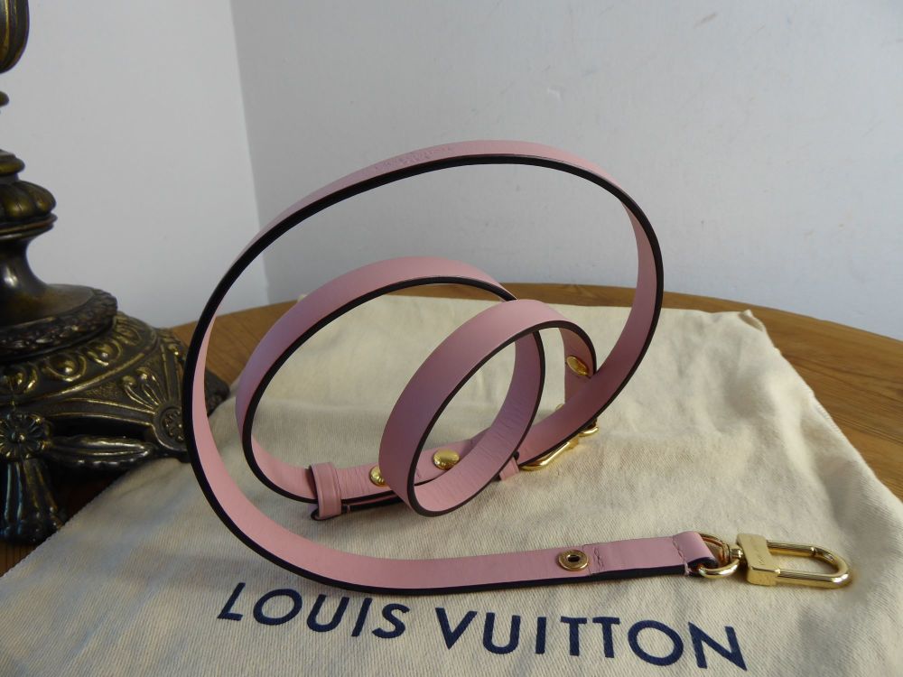 NEW! Louis Vuitton Pink Bandouliere Shoulder Strap Rose Ballerine Flowers  RARE!!