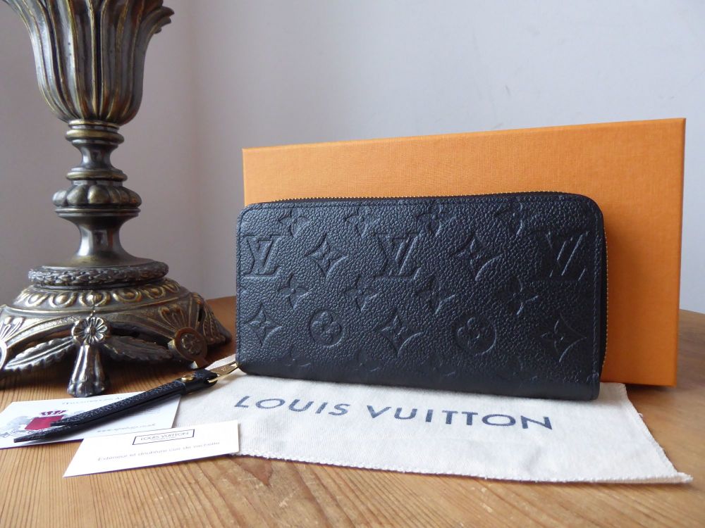 Louis Vuitton Continental Zippy Purse Wallet in Empreinte Noir - SOLD