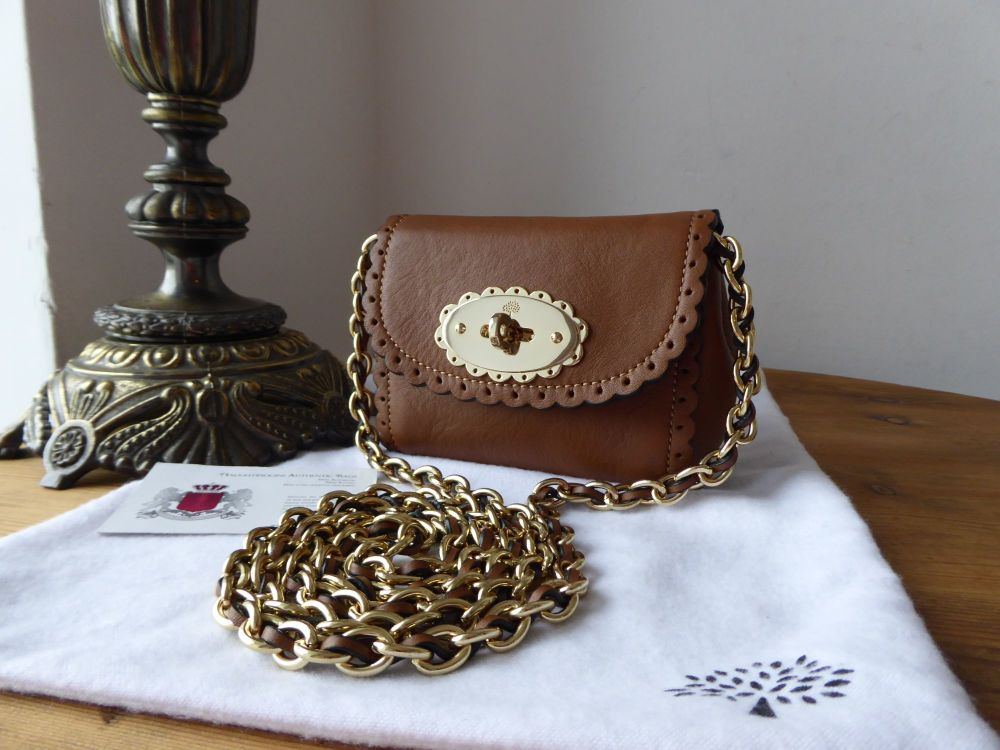 Mulberry Mini Cookie Lily in Oak Soft Matte Leather with Shiny Gold Hardware - SOLD