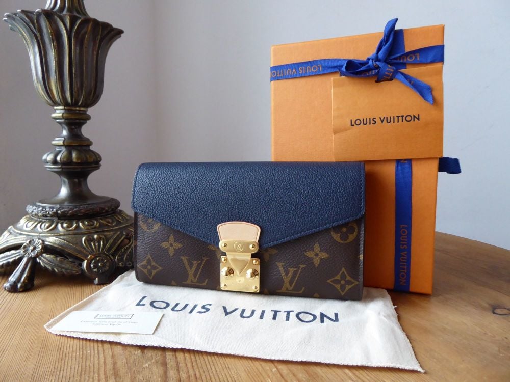 Louis Vuitton Pallas Continental Wallet in Monogram Bleu Marine - SOLD