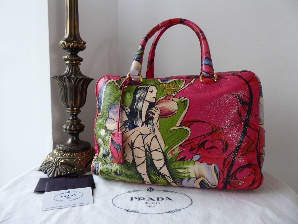 Prada Cervo Lux James Jean Fairy Bauletto - ShopStyle Shoulder Bags