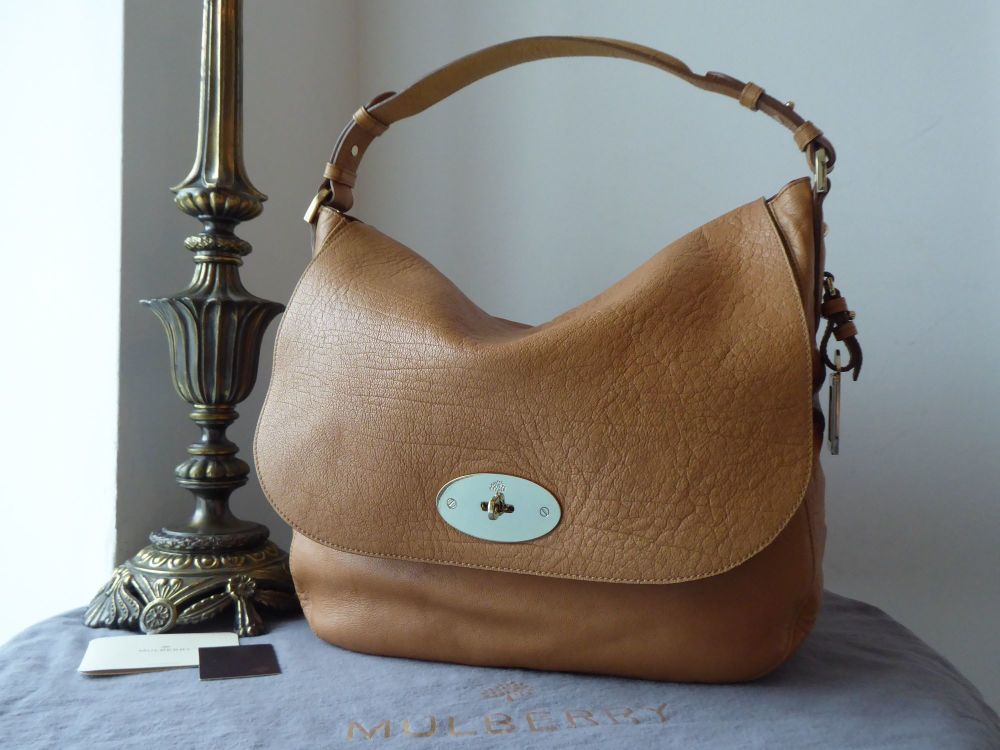 Mulberry Postmans Lock Hobo in Deer Brown Buffalo Shine Leather - SOLD