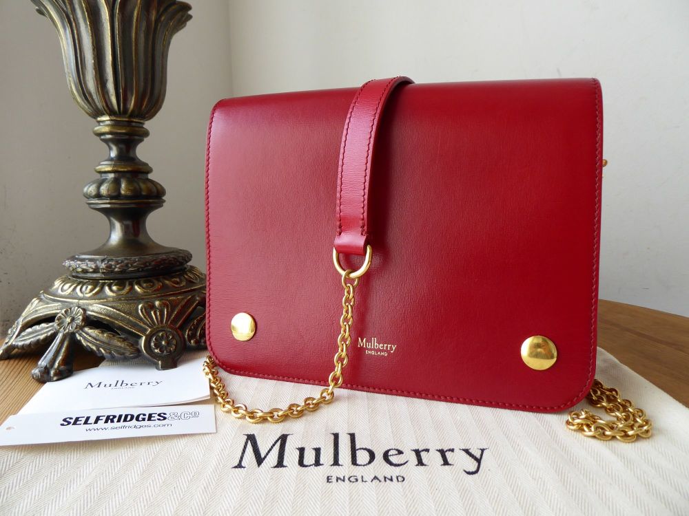 Mulberry Clifton Shoulder Bag in Scarlet Crossboarded Calf - SOLD