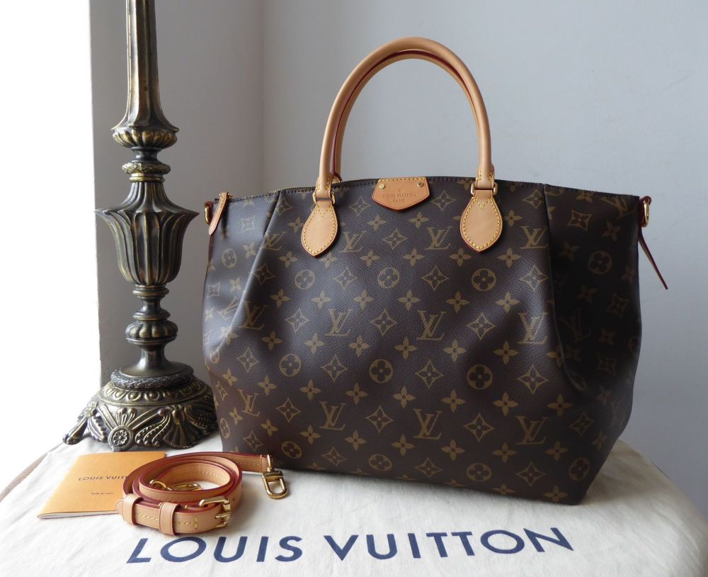 Louis Vuitton, Bags, Louis Vuitton Turenne Monogram Mm Brown Satchel With  Original Receipt