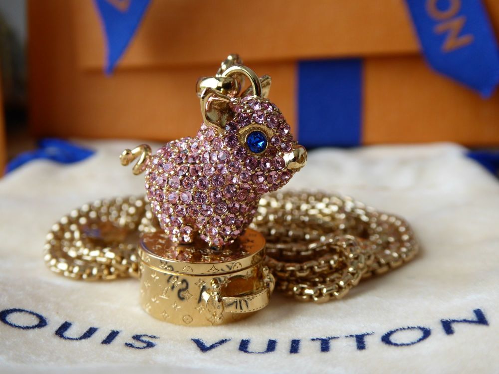 Louis Vuitton Vuittonite Year of the Pig Pendant Necklace - SOLD