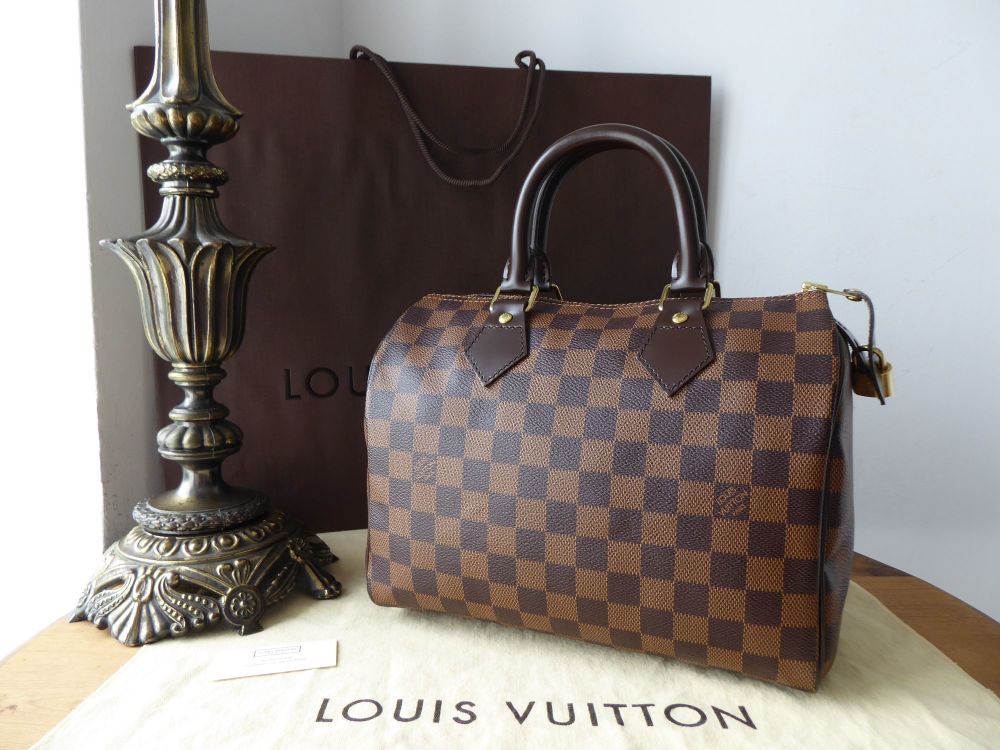 Louis Vuitton Speedy 25 Brown Damier Ebene