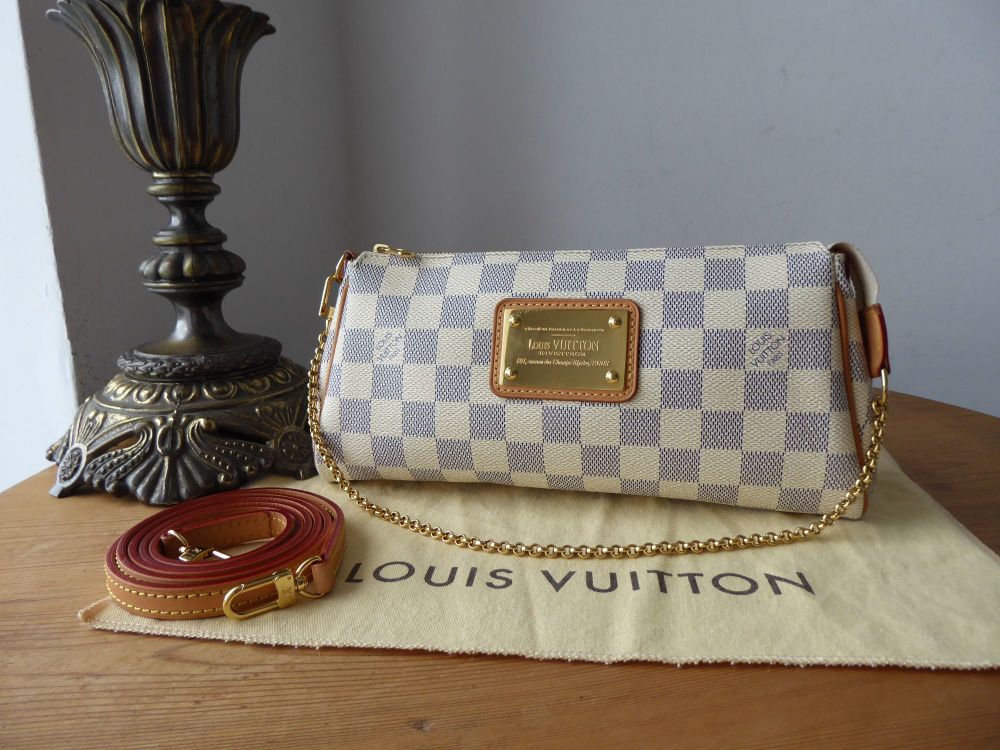 Vintage Louis Vuitton Eva Clutch Azur 