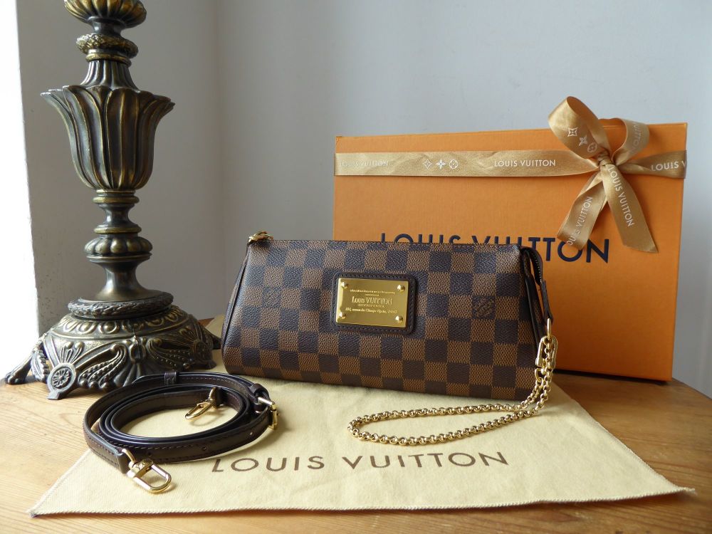 Louis Vuitton Eva Clutch in Damier Ebene - SOLD