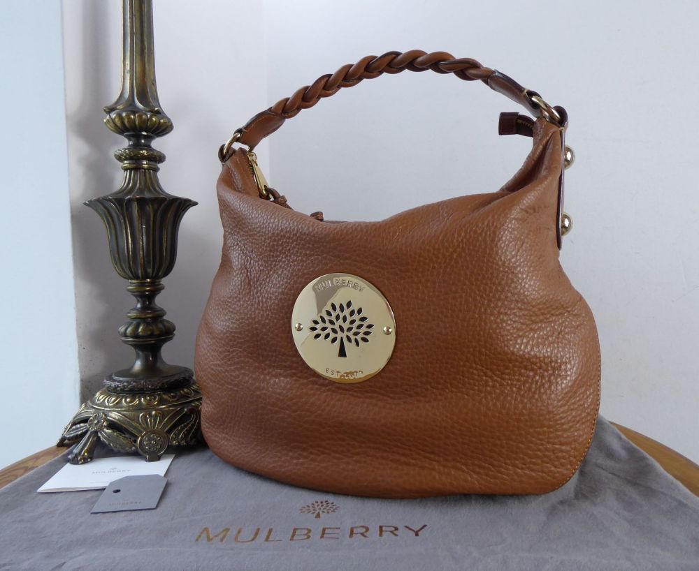 Mulberry Daria Medium Hobo in Oak Spongy Pebbled Leather