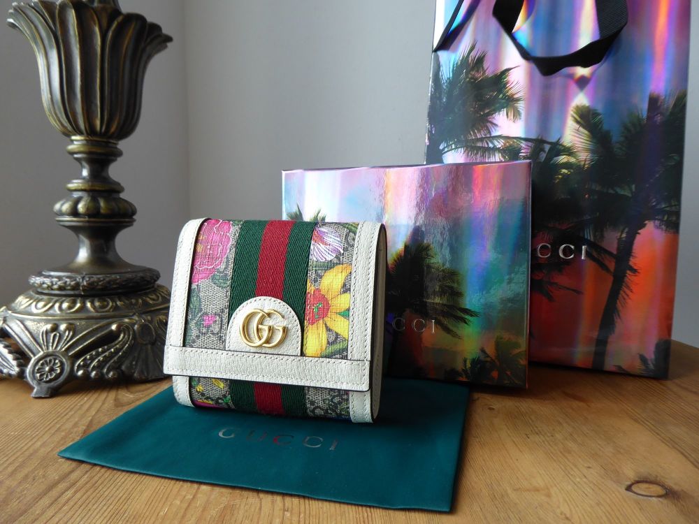 Gucci Ophidia GG Flora Small Wallet Card Case  - SOLD