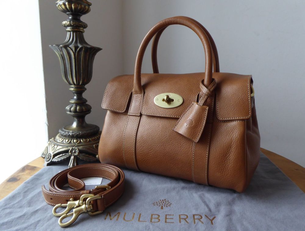 Mulberry Classic Small Bayswater Satchel in Oak Natural Vegetable Tanned Leather - SOLD