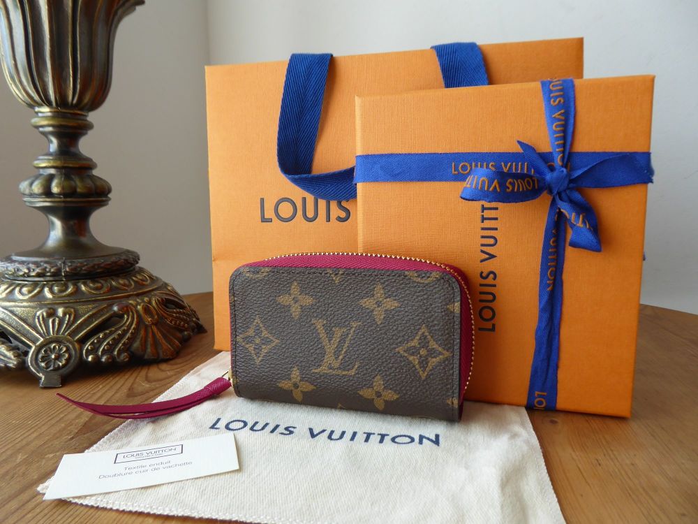 Louis Vuitton Fuchsia Monogram Canvas Multicartes Zippy Wallet Louis Vuitton