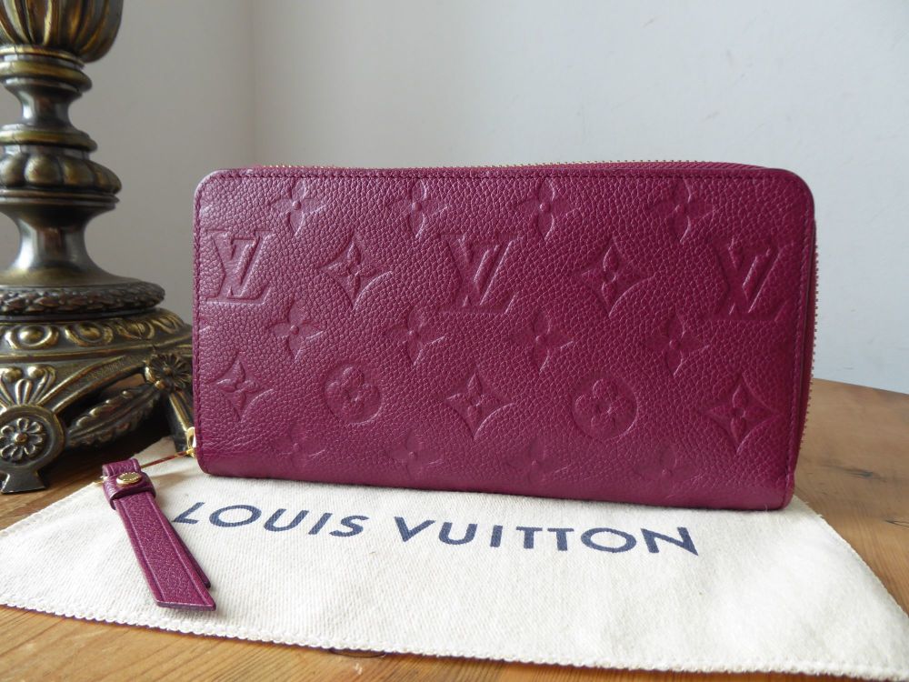 Louis Vuitton Zippy Secret Purse Wallet in Monogram Empreinte Aurore - SOLD