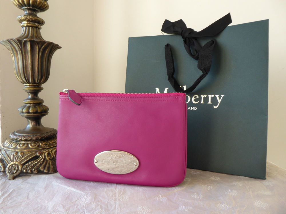 Mulberry Mitzy Medium Zip Pouch in Forest Fruits Nappa Leather - SOLD