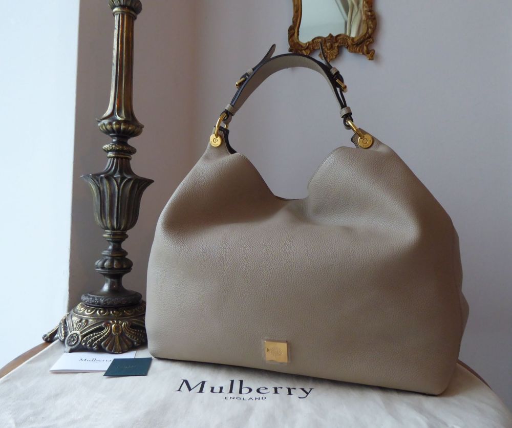 Mulberry Large Freya Hobo in Dune Small Classic Grain Leather - SOLD