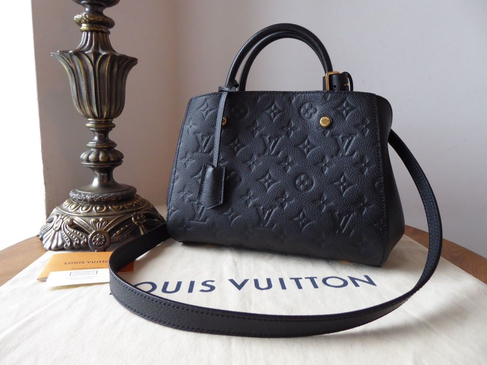 Louis Vuitton Montaigne BB in Monogram Noir Empreinte - As New* 