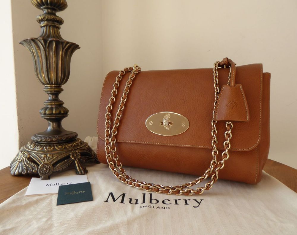 Mulberry Medium Lily in Oak Natural Vegetable Tanneed Leather - New