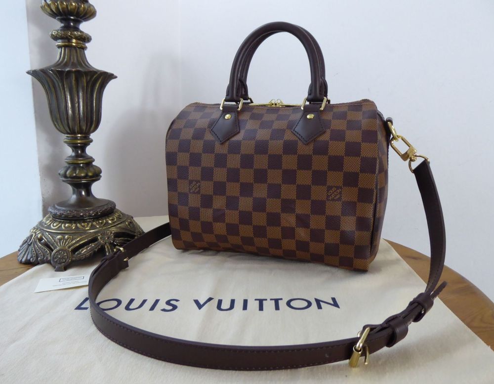 Louis Vuitton Speedy Bandouliere 25 in Damier Ebene - SOLD
