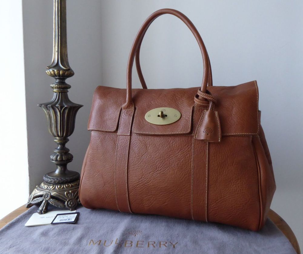Mulberry Classic Heritage Bayswater in Oak Natural Vegetable Tanned Leather with Pilo - SOLD