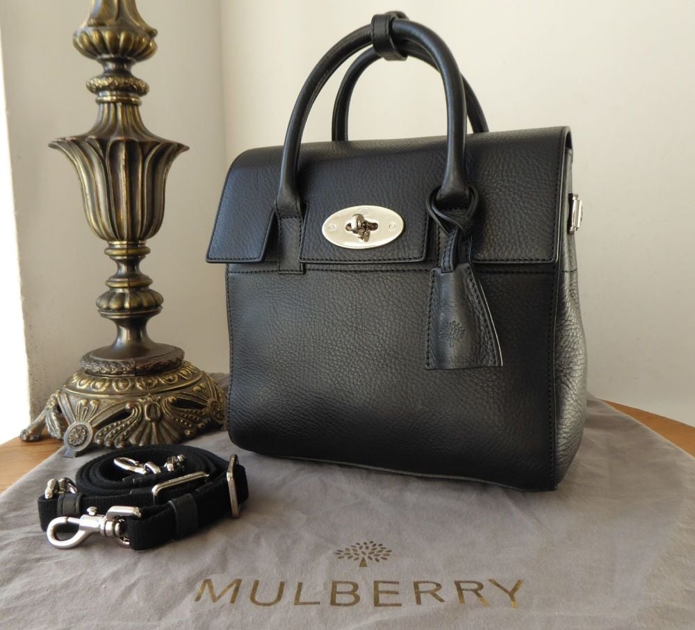Mulberry Cara Delevingne Mini Backpack in Black Natural Vegetable Tanned Leather - SOLD
