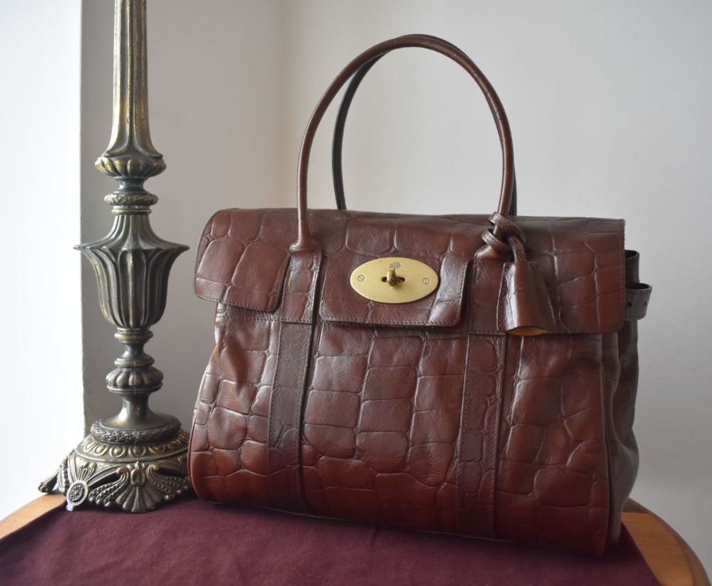 Mulberry Classic Heritage Bayswater in Chocolate Congo Leather - SOLD