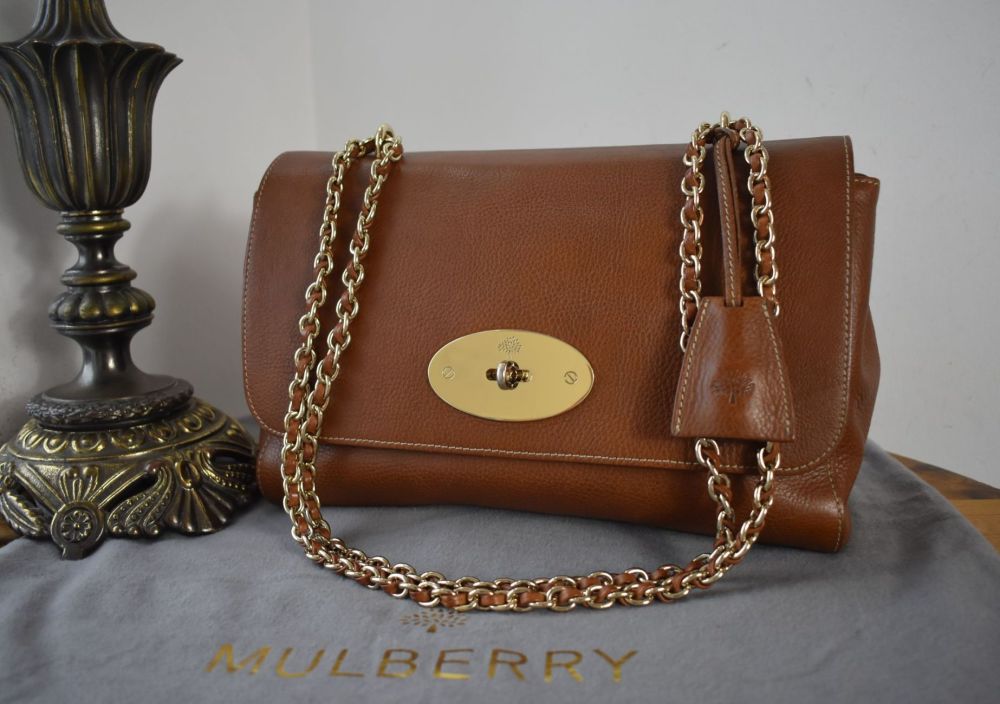 Mulberry Medium Lily in Oak Natural Vegetable Tanned Leather 