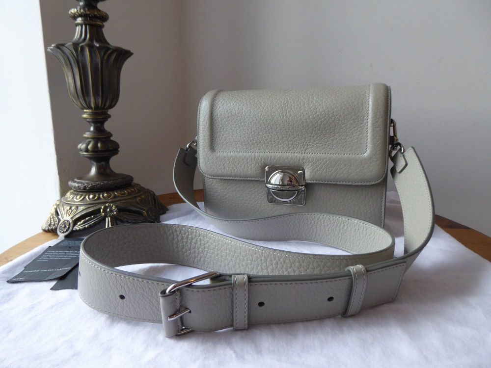 Marc by Marc Jacobs Top Schooly Crossbody Satchel in Opal Grey Pebbled Leather - SOLD