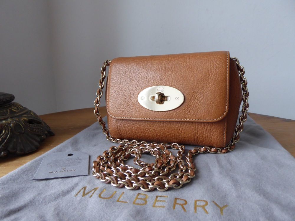 Mulberry Mini Lily in Oak Natural Vegetable Tanned Leather - SOLD