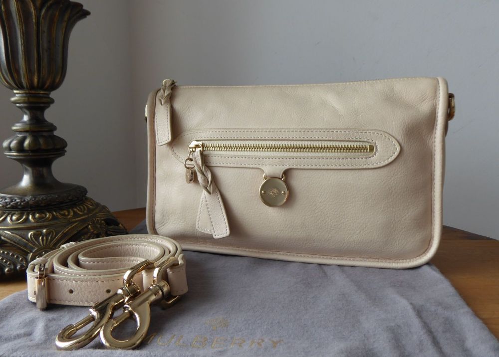 Mulberry Somerset Small Satchel Shoulder Messenger in Marshmallow Soft Matte Leather - SOLD