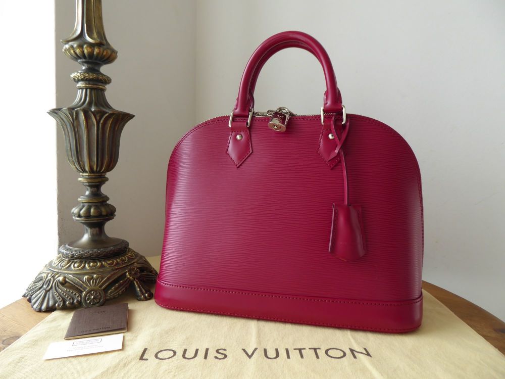 Louis Vuitton Alma PM in Epi Fuchsia with Shiny Silver Hardware - SOLD