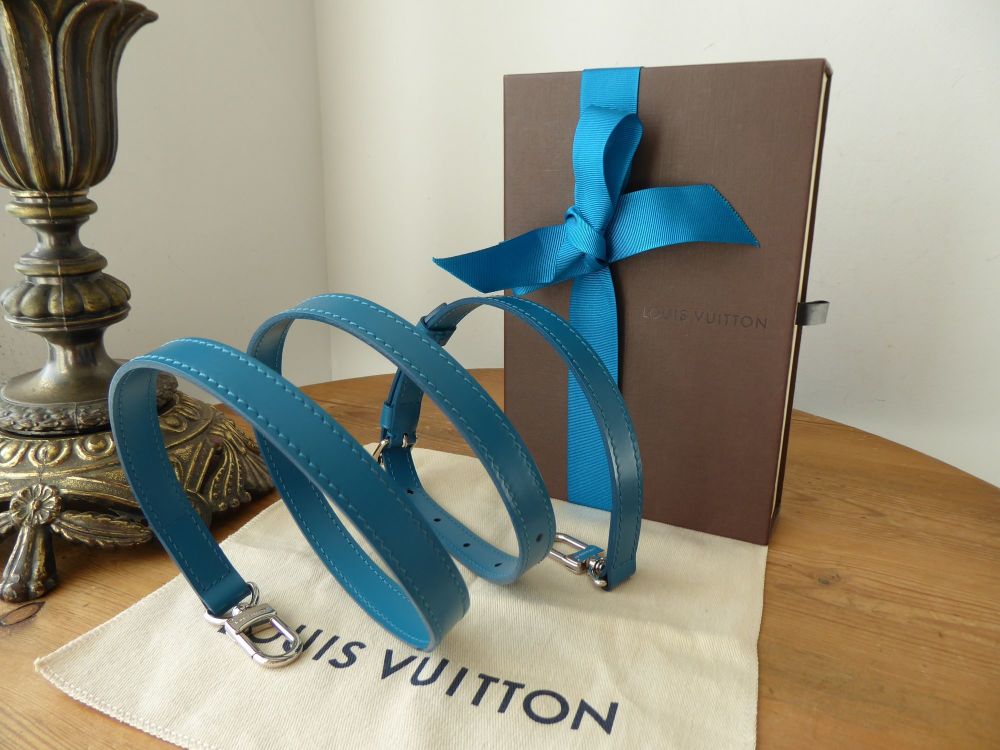 Louis Vuitton Adjustable Shoulder Strap 16mm in Cyan 